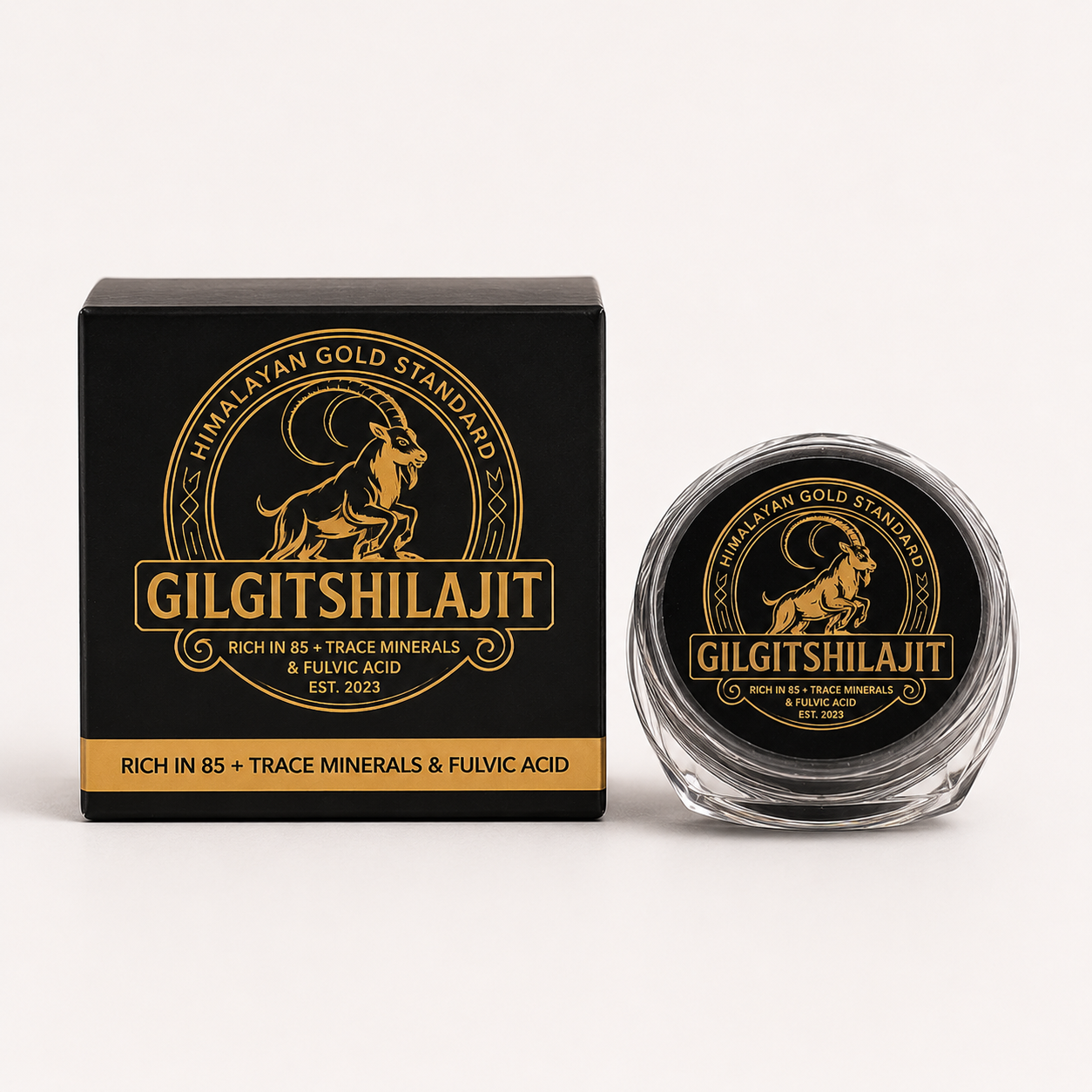 Gilgit Shilajit — Pure Himalayan Resin | 12ml
